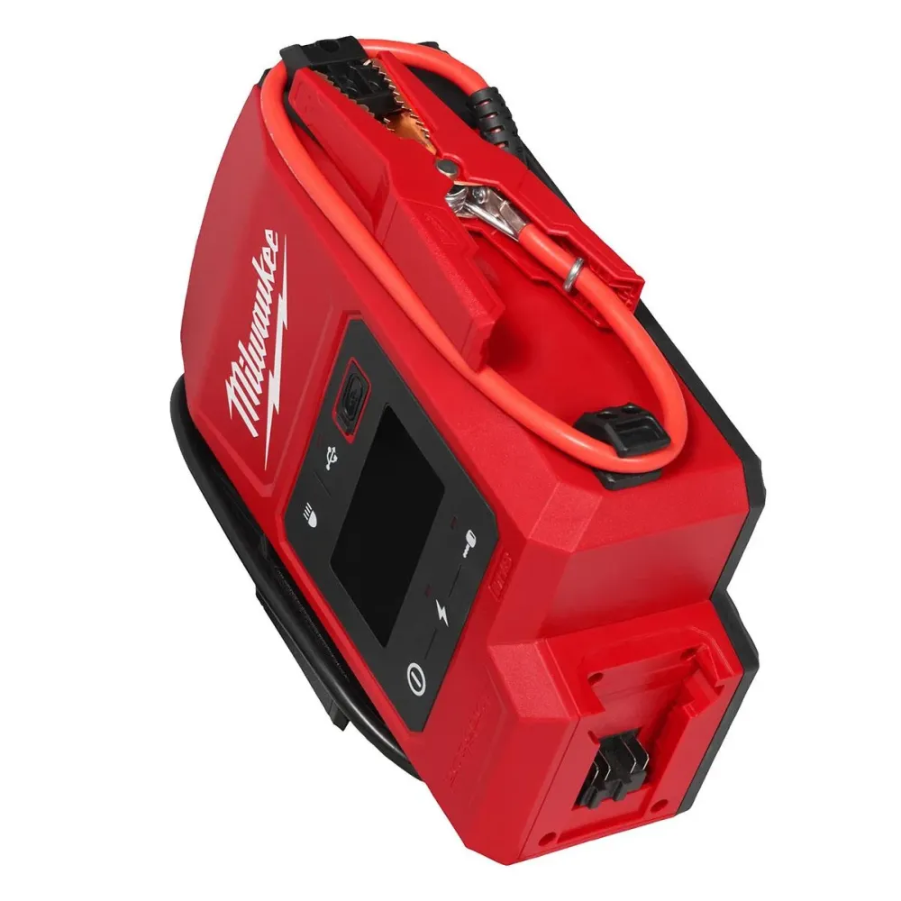 Support smartphone Milwaukee M18JS2000-0 18V Jump Starter 1 x 12.0Ah Battery & Charger