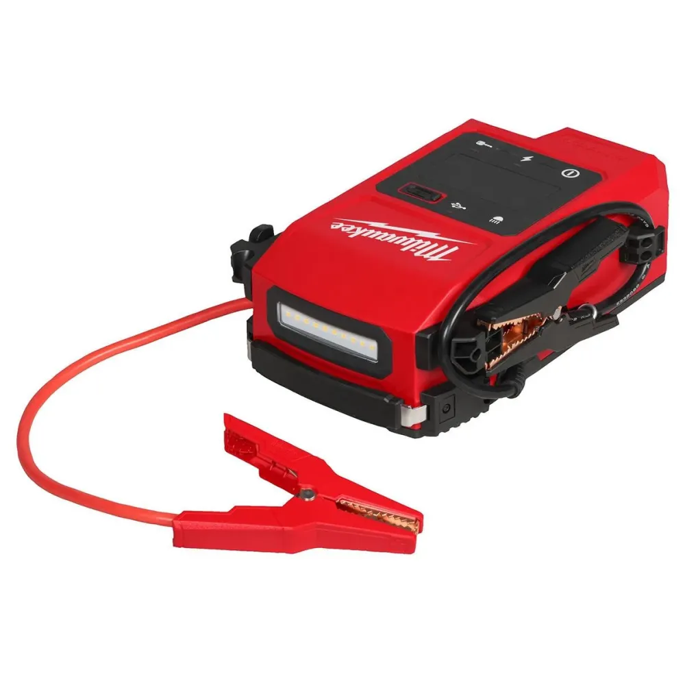 Support smartphone Milwaukee M18JS2000-0 18V Jump Starter 1 x 12.0Ah Battery & Charger