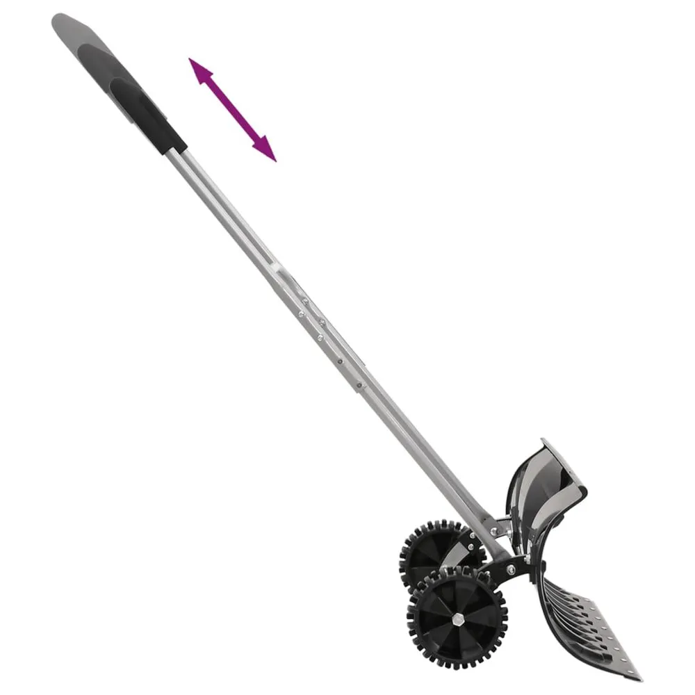 Housse de protection quad Pelle à neige avec poignée extensible noir 66 cm lame en acier
