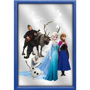 Miroir rectangulaire sérigraphié reine des neiges pour transport d'équipement