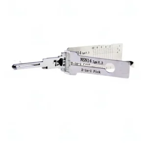 Sangle de fixation Ls - Ganzua Lishi 2 en 1 profil Nsn14 pour Nissan / Ford / Subaru