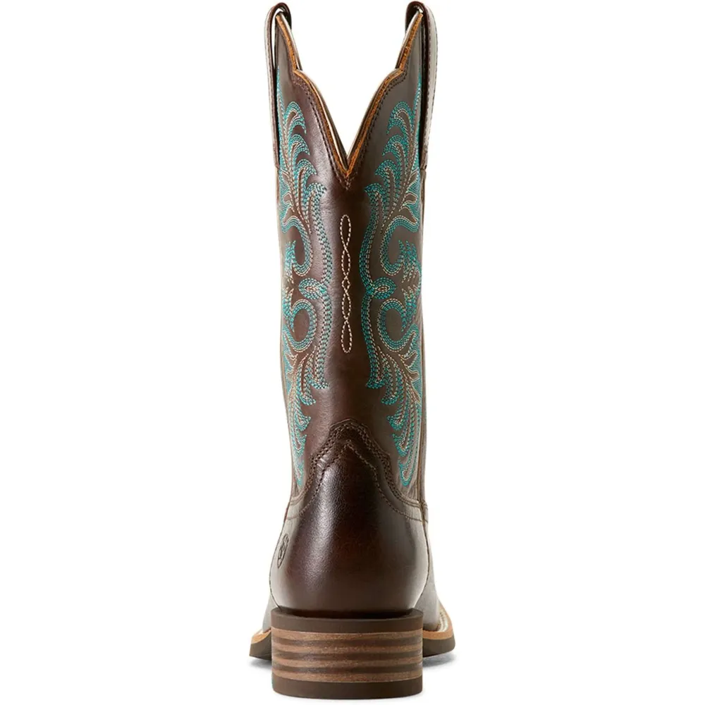 Ariat Bottes Western Gillette AZ Arizona Brown/Marble Café en Polyester renforcé