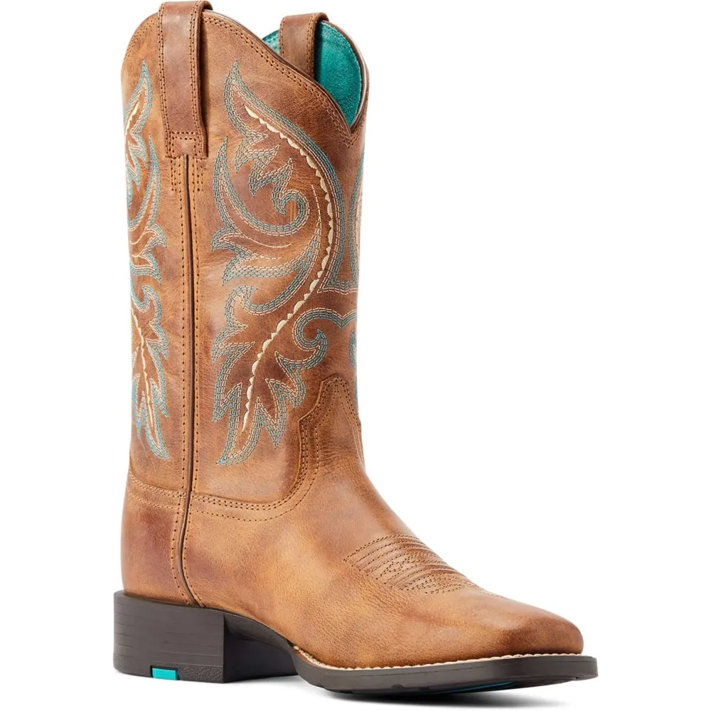 Ariat Bottes Western Round Up Desert Sand pour Motoneige