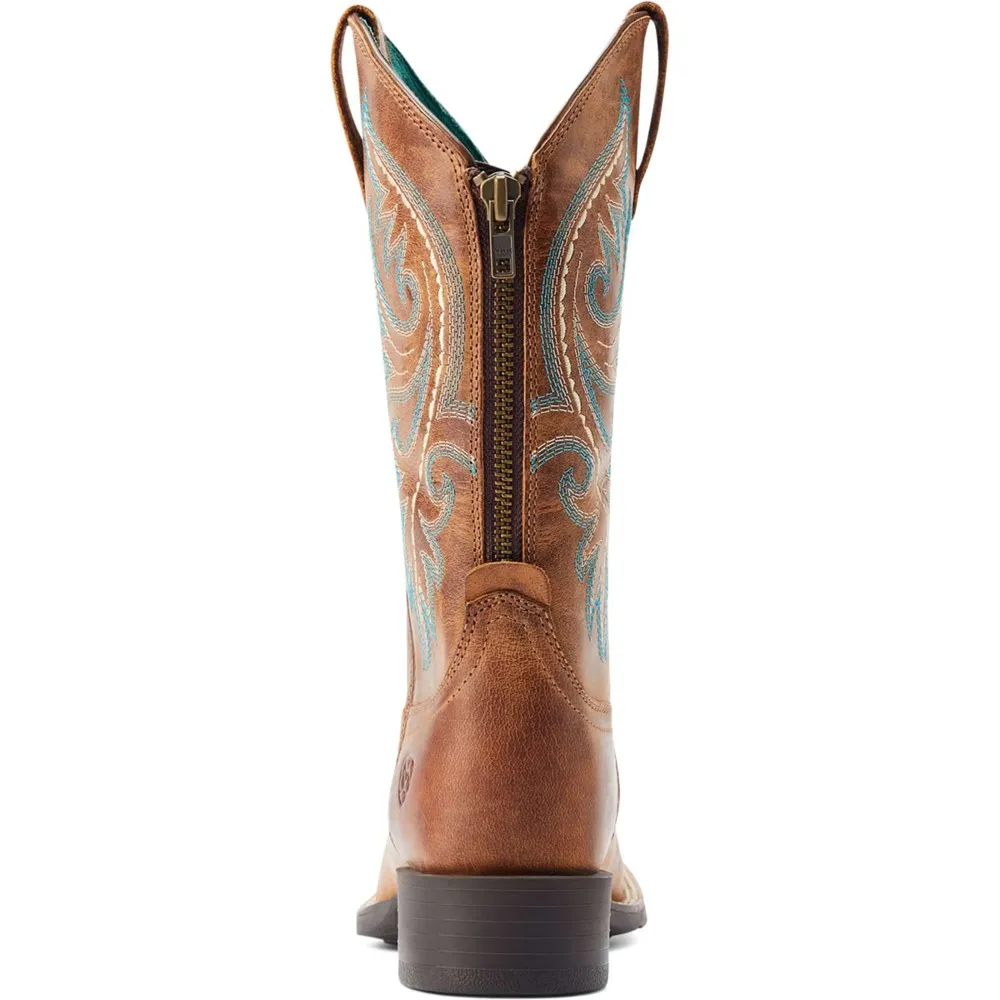 Ariat Bottes Western Round Up Desert Sand pour Motoneige