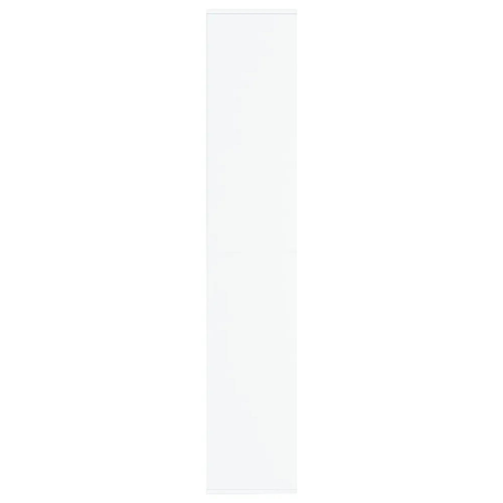 Armoire à chaussures Blanc 54x34x183 cm Bois d'ingénierie pour Motoneige