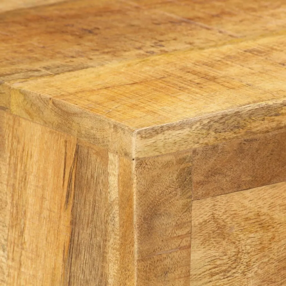 Armoire à chaussures range chaussures rangement meuble entrée couloir salon 86 x 35 x 55 cm bois de manguier durable brun...