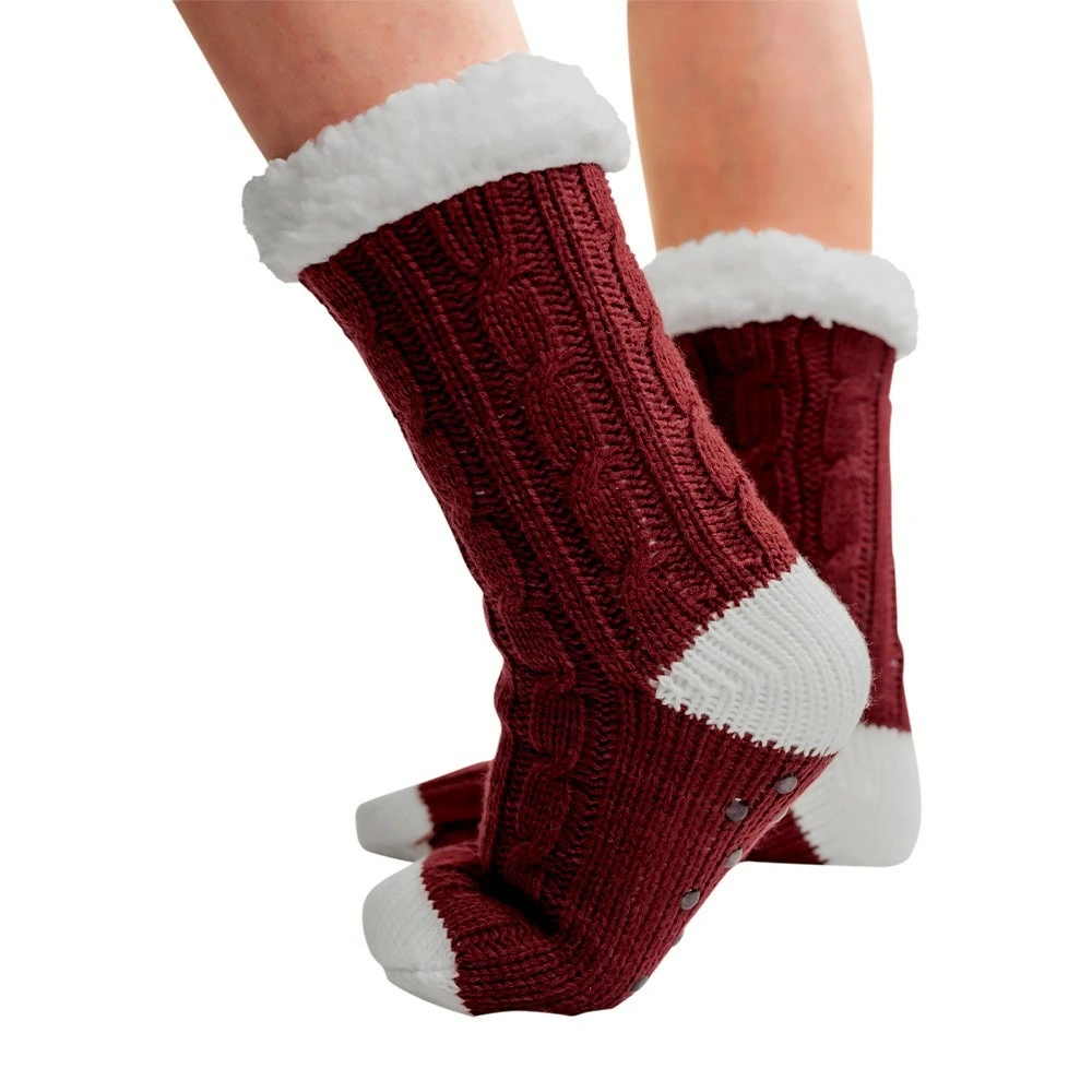 Chaussons chaussettes chauds pour enfants sock'osy - chaussons simples à enfiler antidérapants