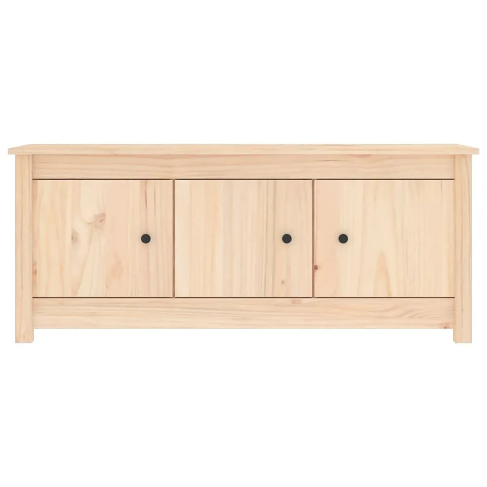 Coffre de rangement Armoire à chaussures 110x38x45,5 cm Bois de pin massif