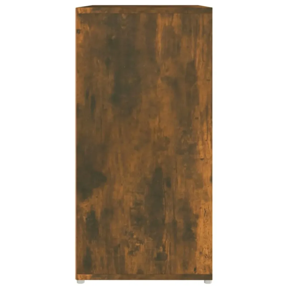 Coffre de rangement Meuble à chaussures 60 x 35 x 70 cm bois d'ingénierie marron 02_0043406