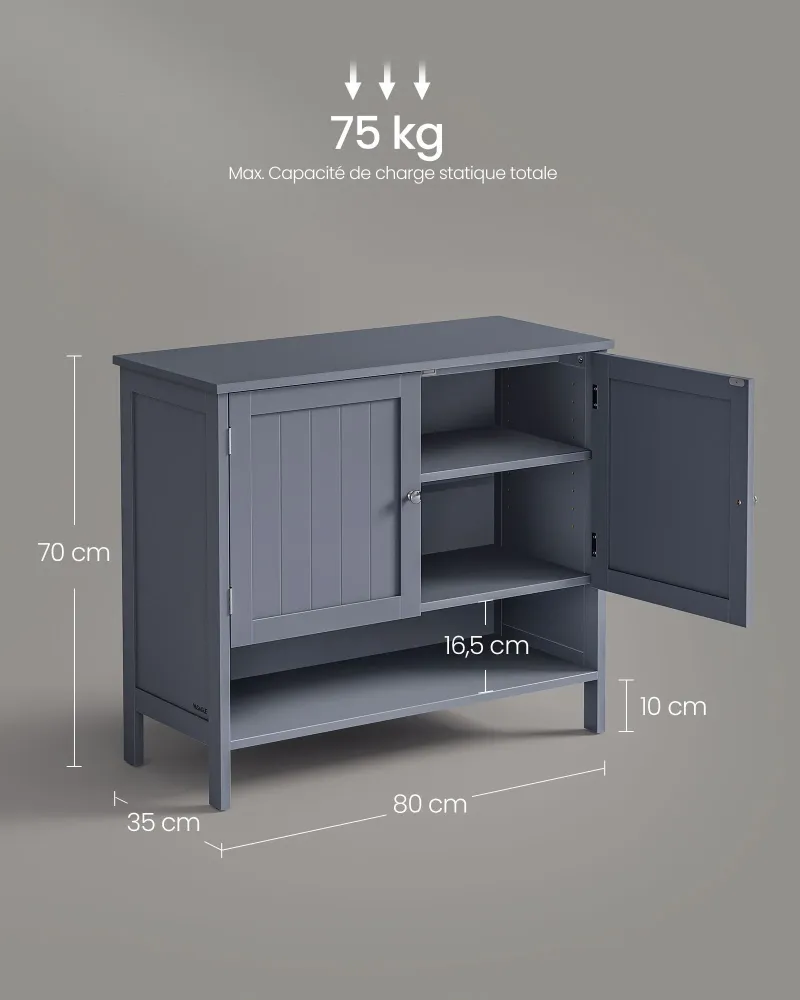 Filet de sécurité Meuble à chaussures organisateur à 3 niveaux étagère à chaussures style campagne tendance armoire indépe...