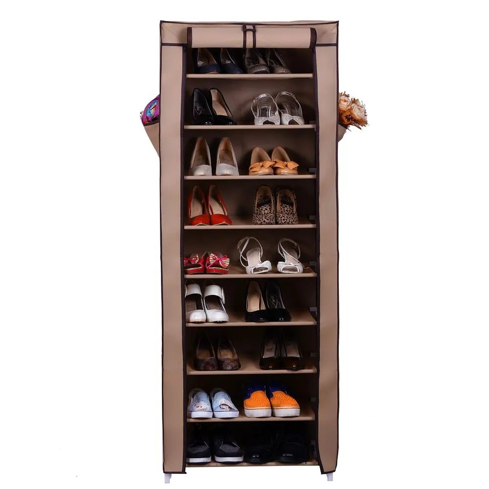 Haute Protection SONGMICS Étagère à chaussures à 10 niveaux