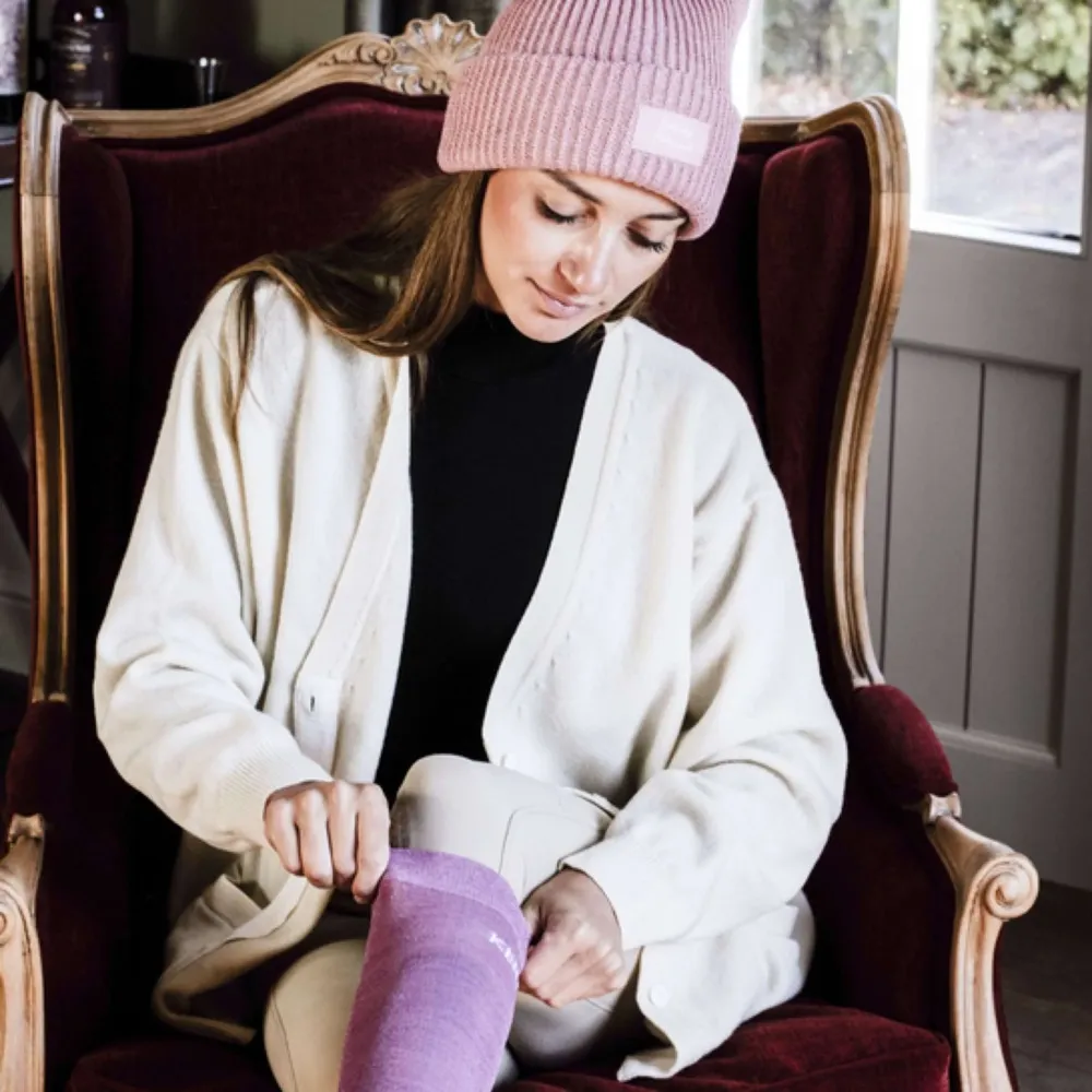 Kentucky Chaussettes Glitter Velouté Rose