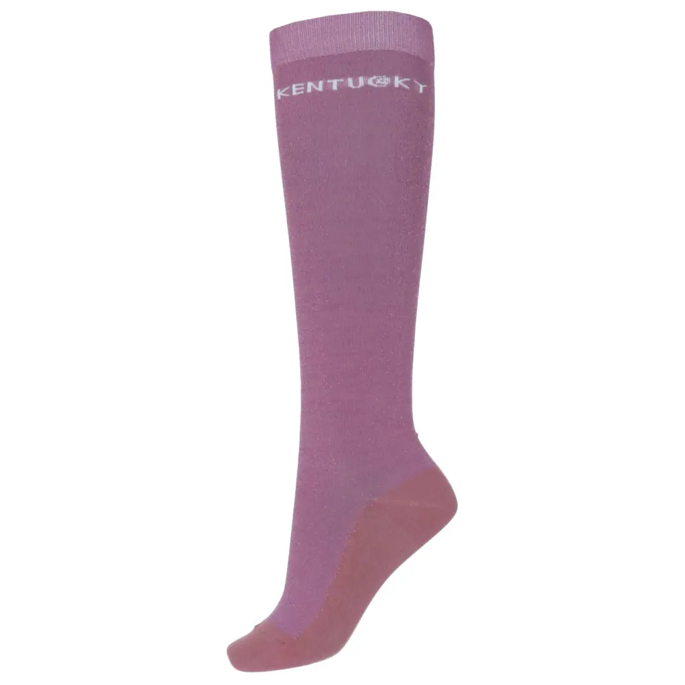 Kentucky Chaussettes Glitter Velouté Rose
