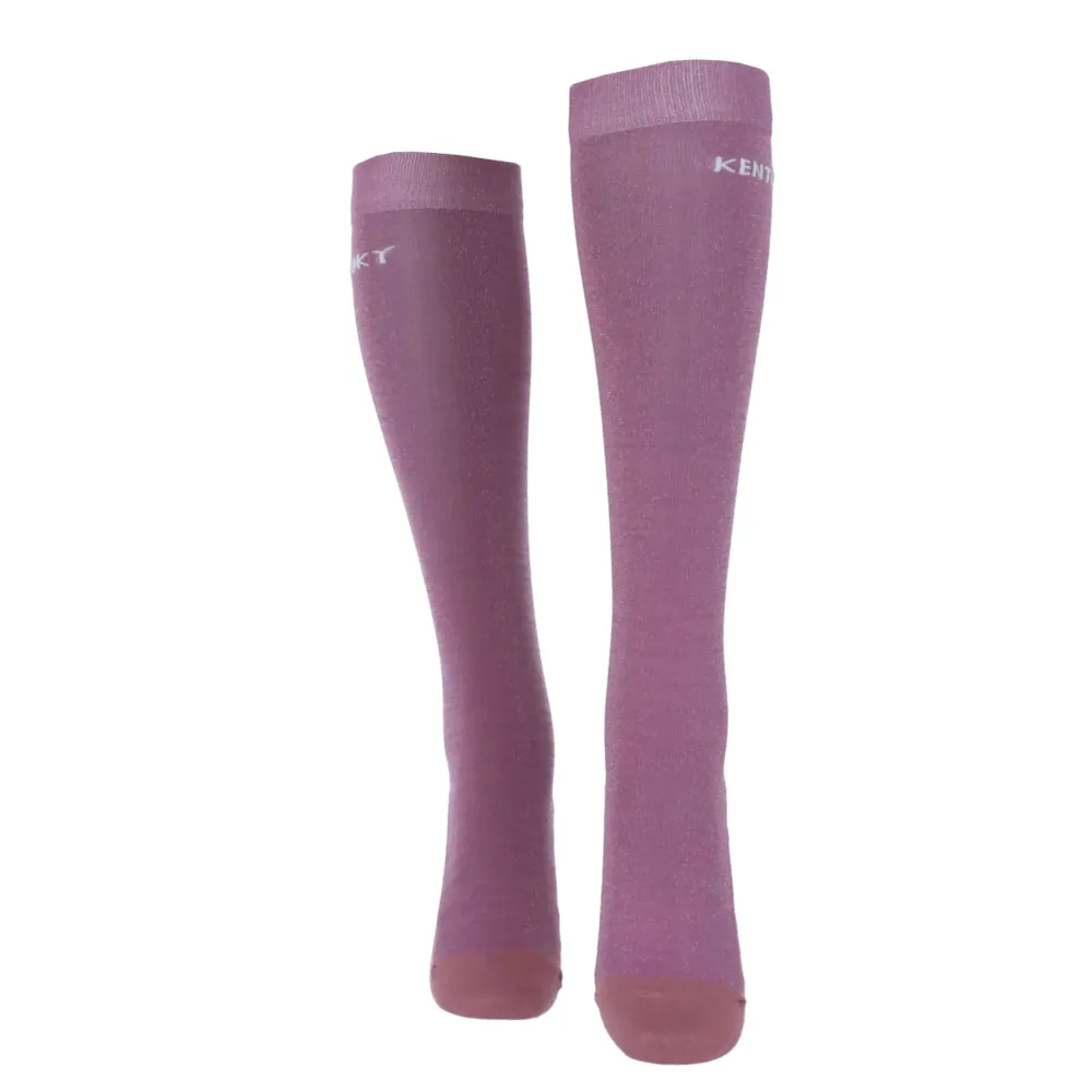 Kentucky Chaussettes Glitter Velouté Rose