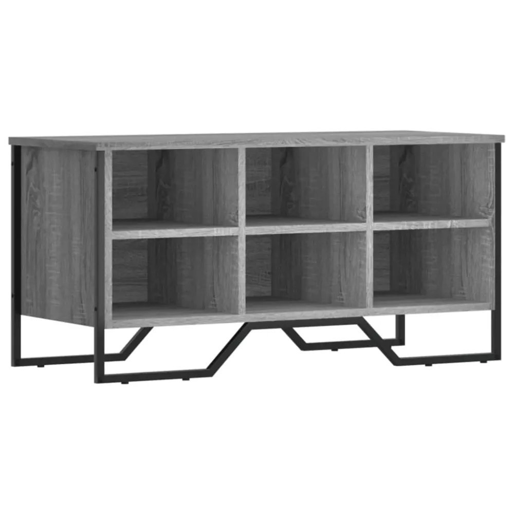 Support de transport Armoire à chaussures range chaussures rangement meuble entrée couloir salon sonoma 90 x 38 x 45,5 cm...