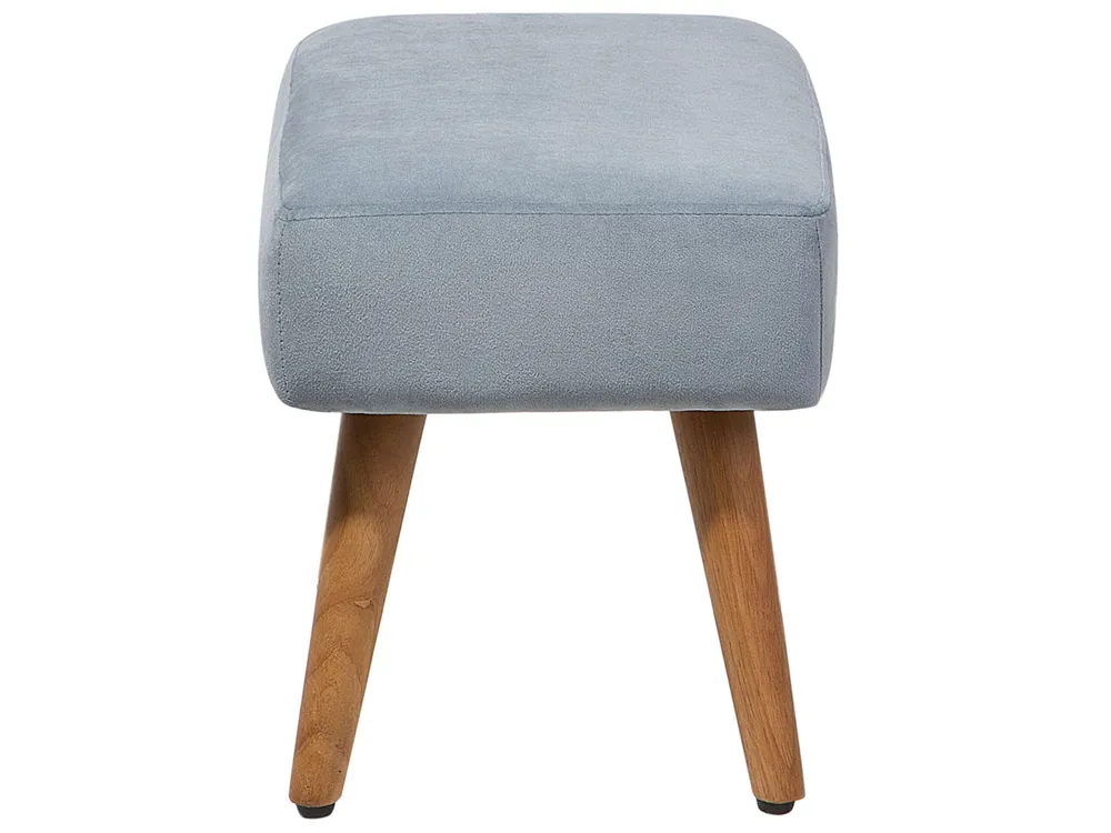 Tissu doux Footstool Grey TAKOMA