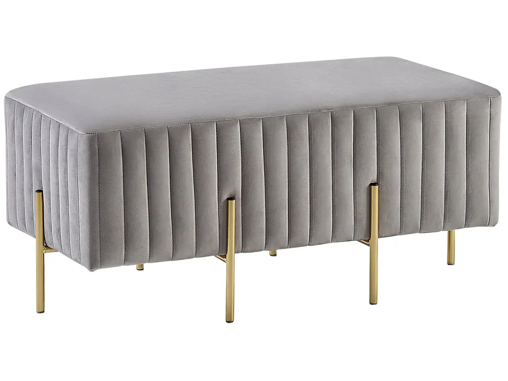 Velours Bench Grey DAYTON