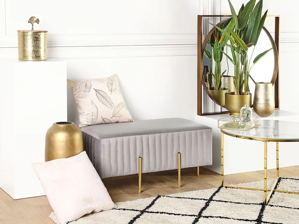 Velours Bench Grey DAYTON