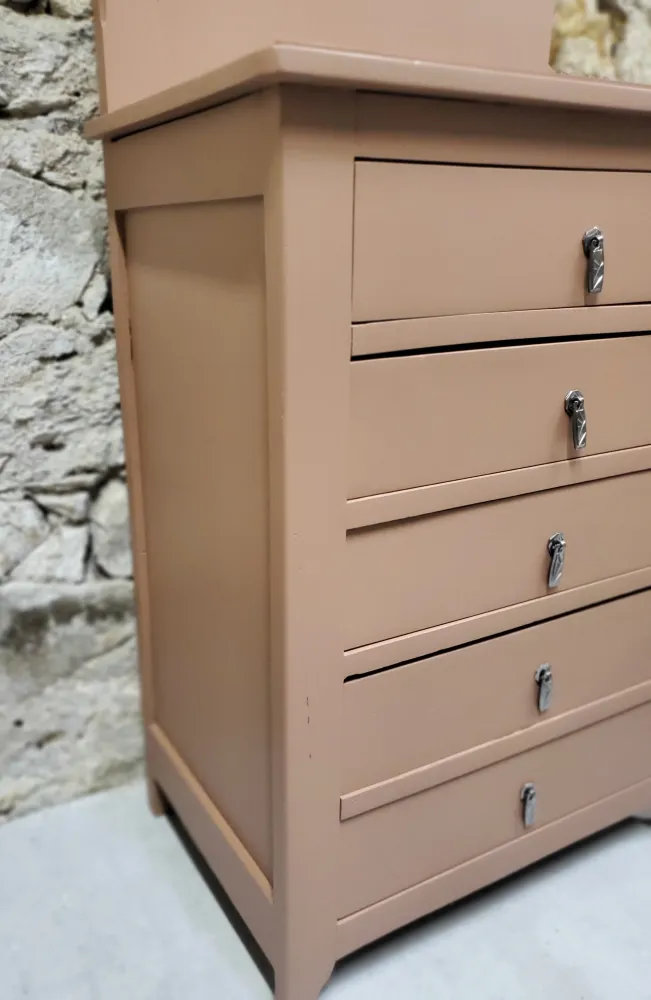 Chiffonnier à miroir vieux style