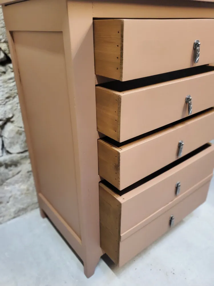 Chiffonnier à miroir vieux style