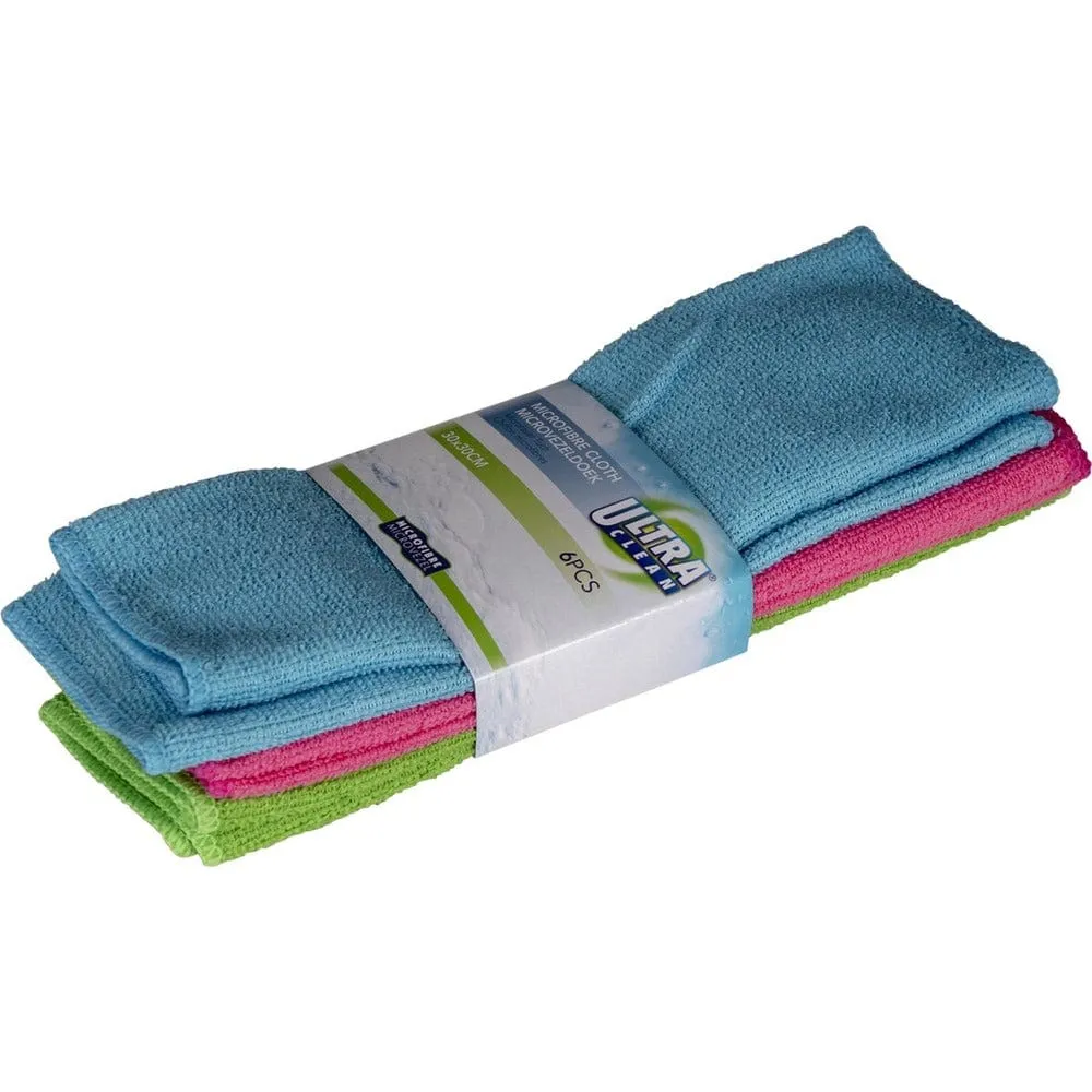 Lot de 6 chiffons microfibre – Nettoyage efficace