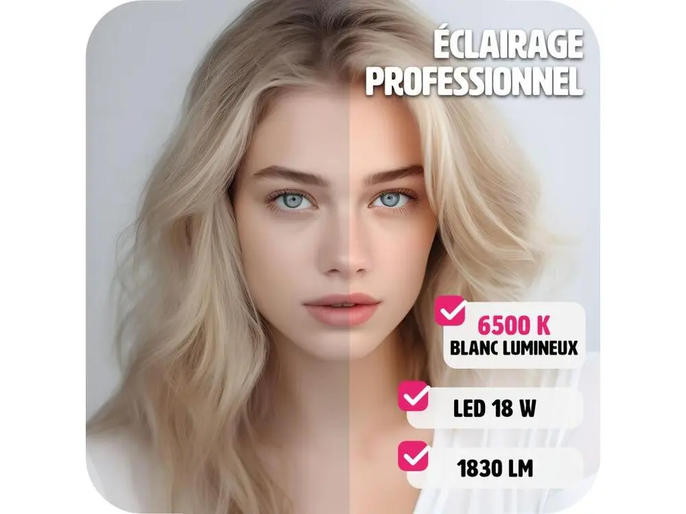 Kit éclairage studio 3 Lampes + Softbox + Trépieds Pour des prises d'intérieur et d'extérieur