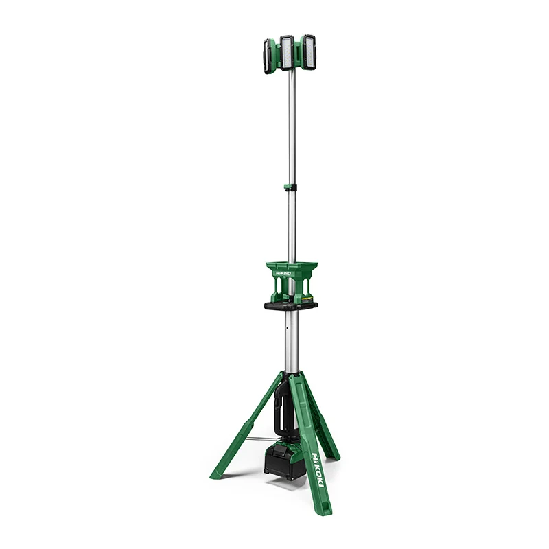 Lampe à trépied 18V 4000 Lumens HIKOKI UB18DGW4Z livrée avec adaptateur secteur (vendu sans batterie)
