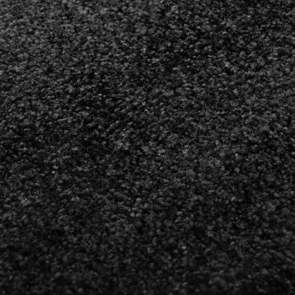 Paillasson porte d'entrée dessous antidérapant 120 x 180 cm VINYLE et polyamide noir DEC040624