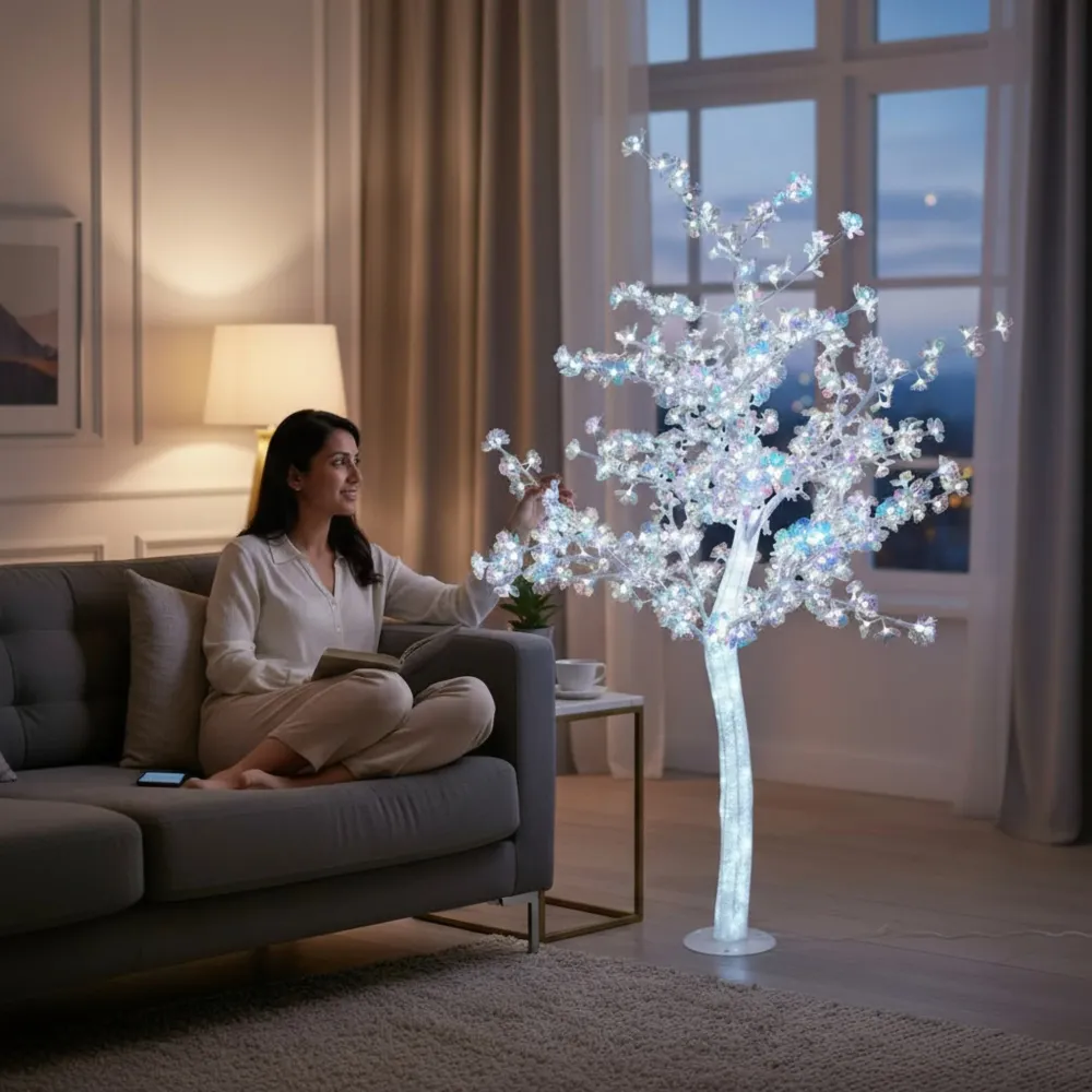 1.8m Tree LED Lights Blanc pur par Akrapovič