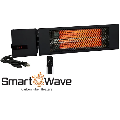 24" 208V 1500W Radiant Heater Carbone Lamp w/ Remote