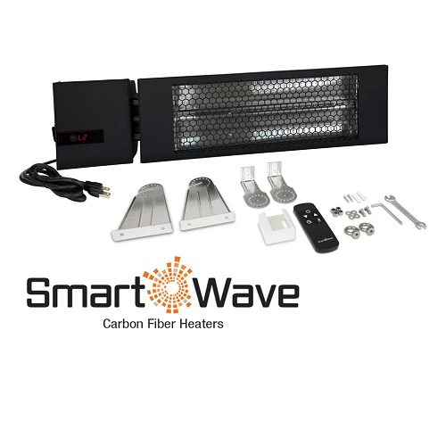 24" 208V 1500W Radiant Heater Carbone Lamp w/ Remote