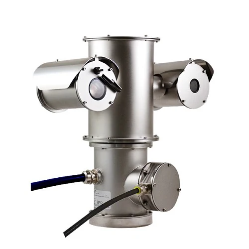 336 x 256 Network Outdoor Jumeau Vision Thermal PTZ Camera 35mm Lens NXPTZT12AW0Z00C