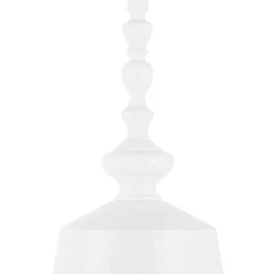 Acier Pendant Lamp White DRIVA pour amélioration performances