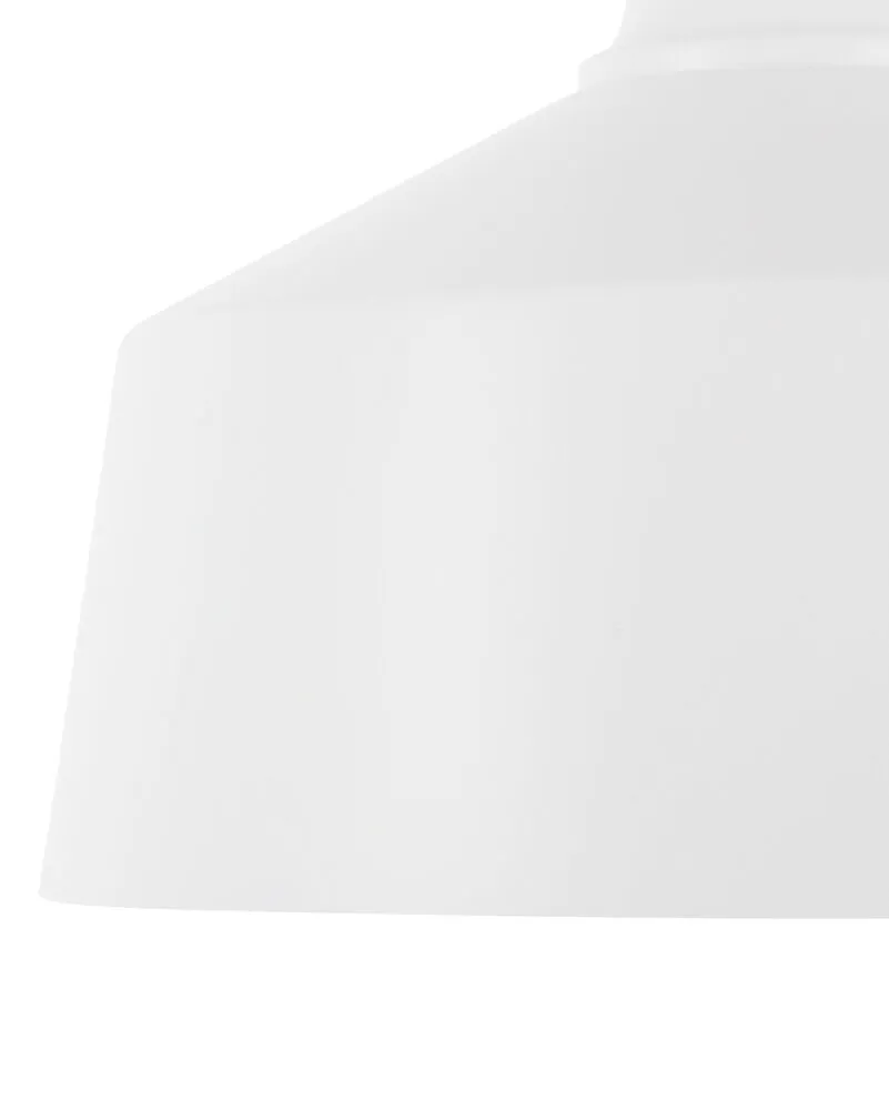 Acier Pendant Lamp White DRIVA pour amélioration performances