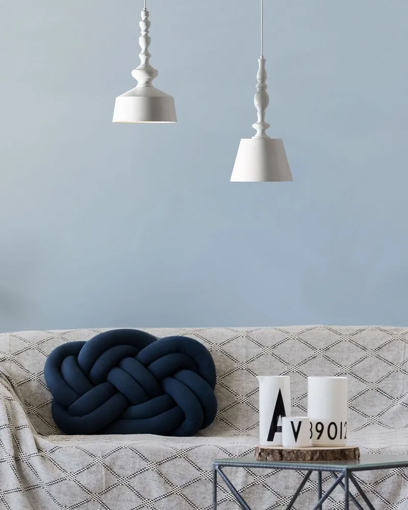 Acier Pendant Lamp White DRIVA pour amélioration performances