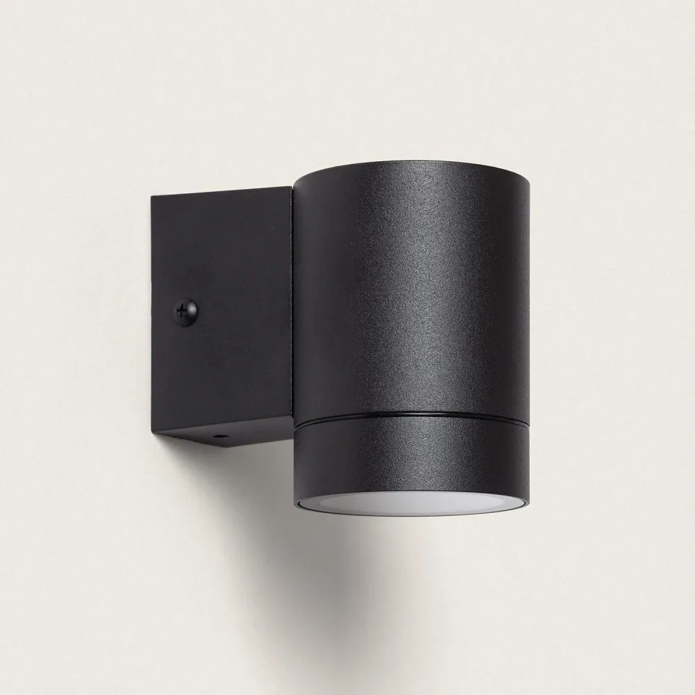 Amortisseur arrière Lampe murale d'extérieur en aluminium couleur noir modèle Oakham