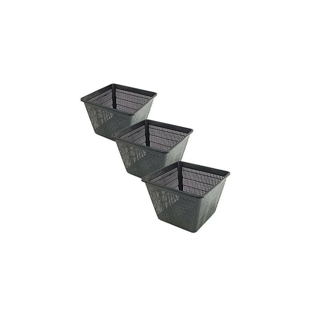 Amortisseur arrière Lot de 3 paniers 28 x 28 x 18 pour bassin aquatique