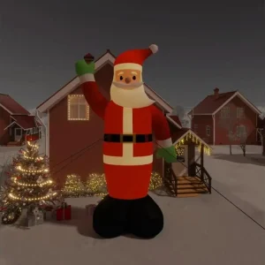 Amortisseur arrière Père Noël gonflable avec LED 820 cm