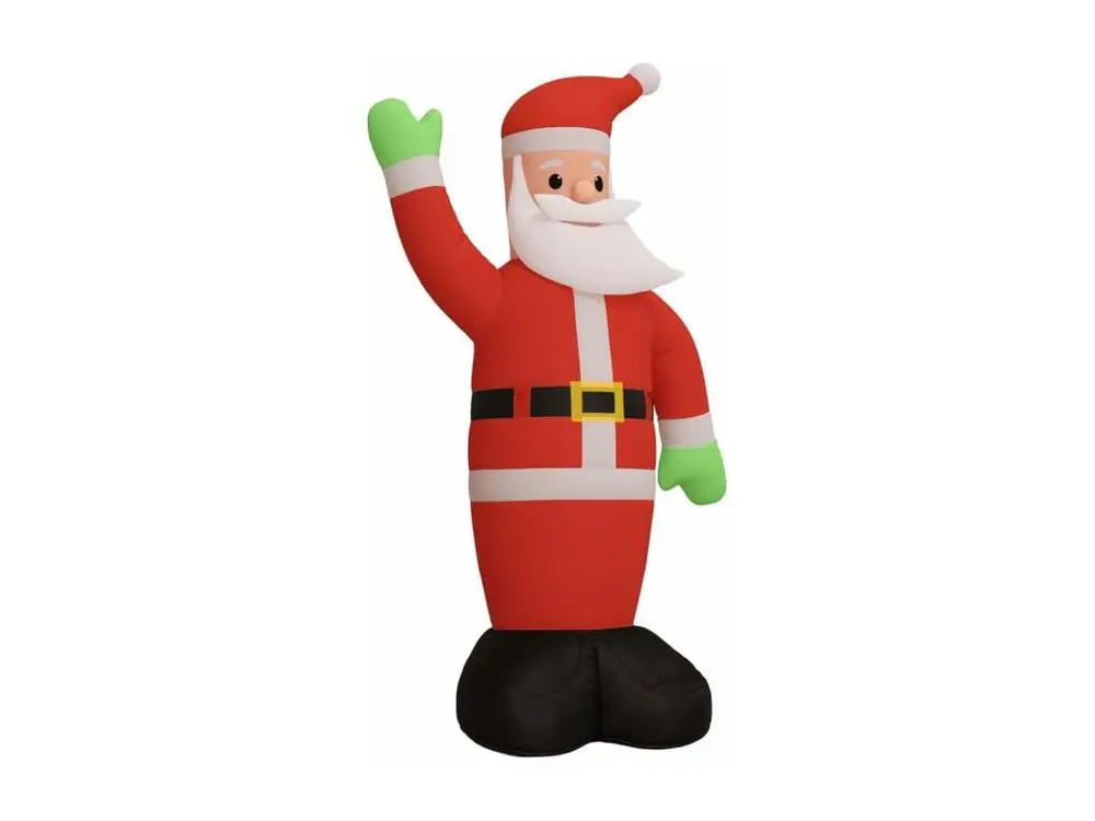 Amortisseur arrière Père Noël gonflable avec LED 820 cm