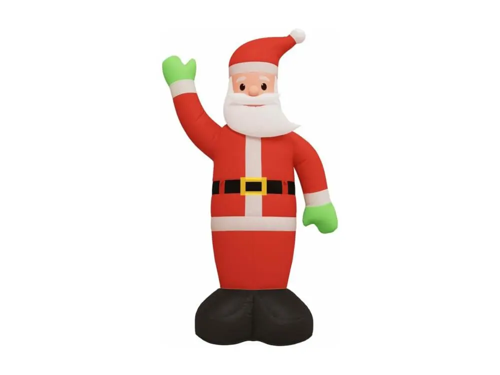 Amortisseur arrière Père Noël gonflable avec LED 820 cm