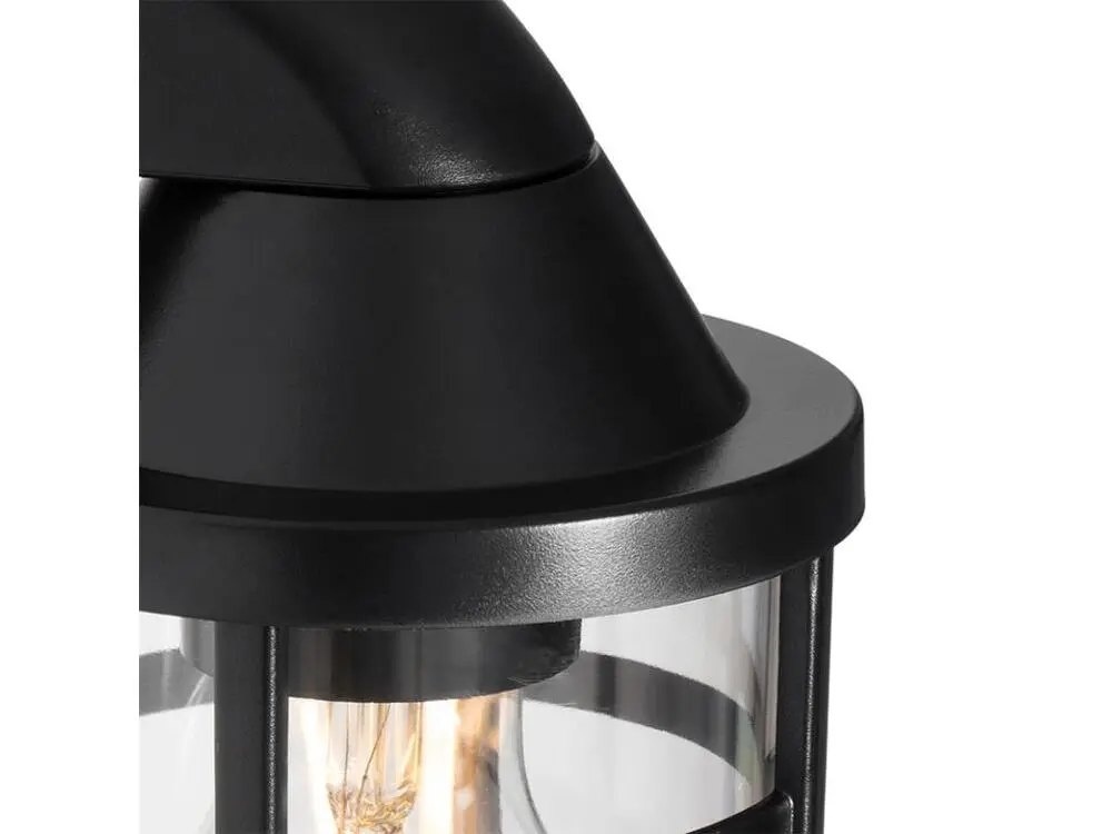 Applique d'extérieur actuel noire IP54 - Joeri