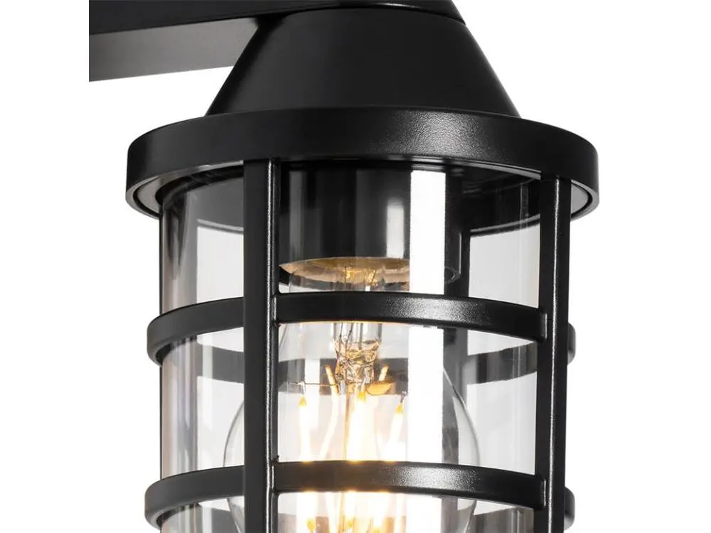 Applique d'extérieur actuel noire IP54 - Joeri
