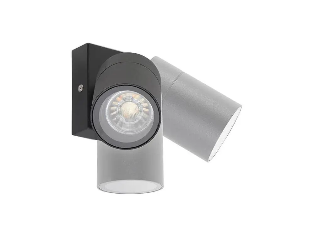 Applique d'extérieur noir réglable IP44 - Solo avec Garantie Constructeur
