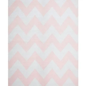 Area Rug 140 x 200 cm Pink and Blanc pur KONARLI