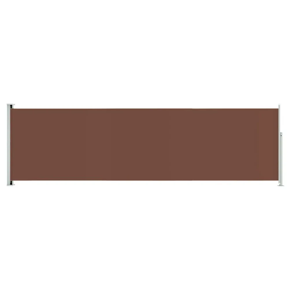 Auvent latéral rétractable de patio 180x600 cm Marron Compatible avec Honda CRF250