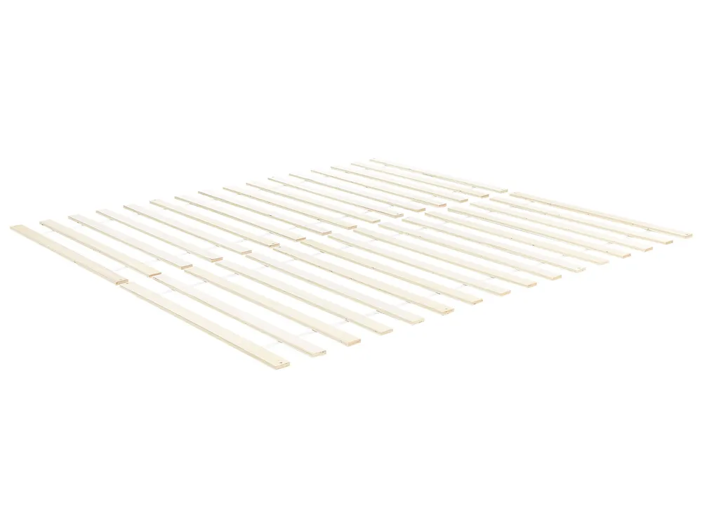 Bois naturel EU King Size Bed Light BARRET II
