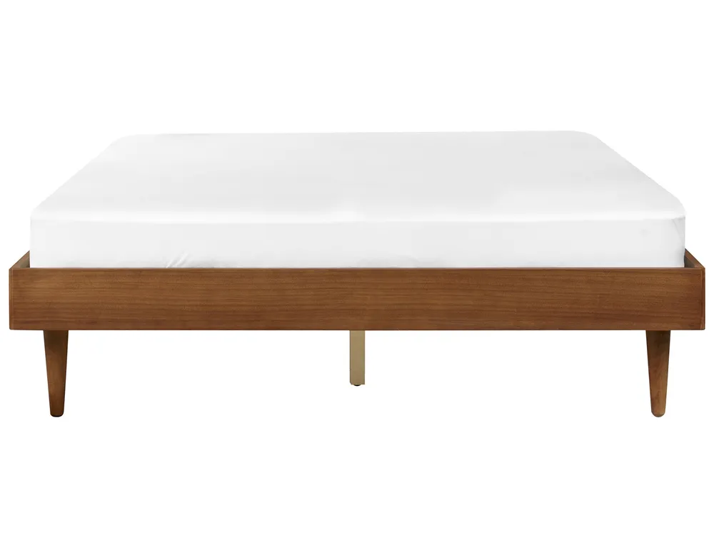 Bois naturel EU King Size Bed Light TOUCY avec meilleure adhérence