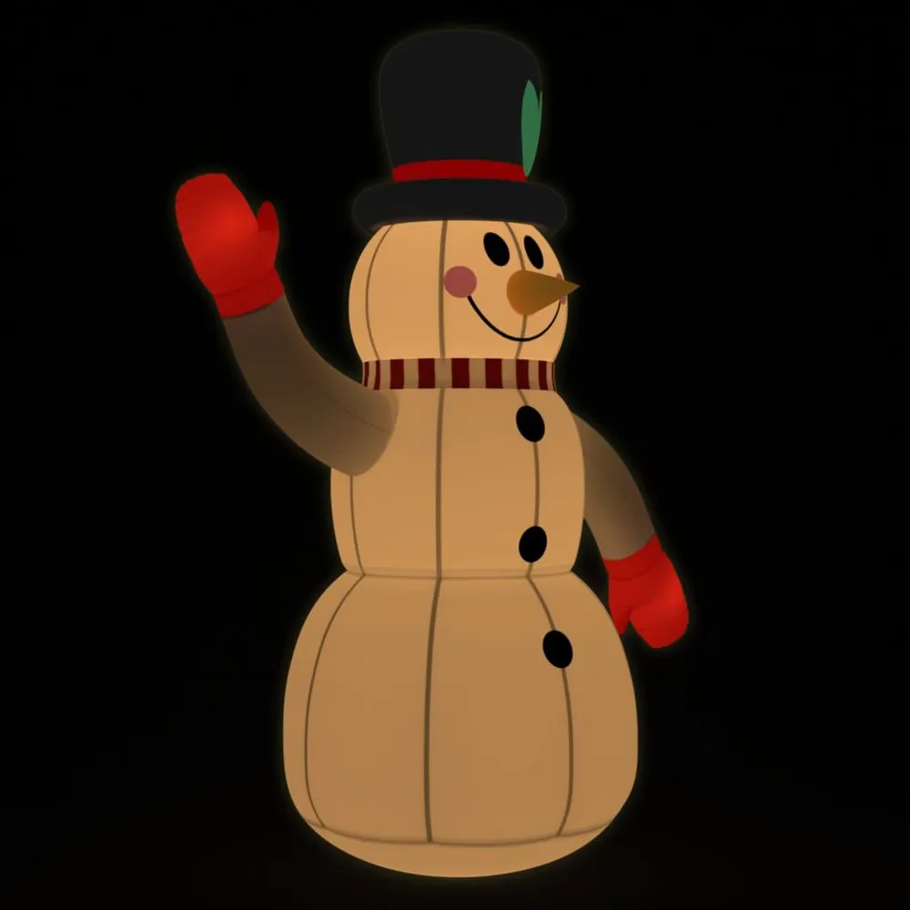 Bonhomme de neige gonflable avec LED 240 cm par Akrapovič