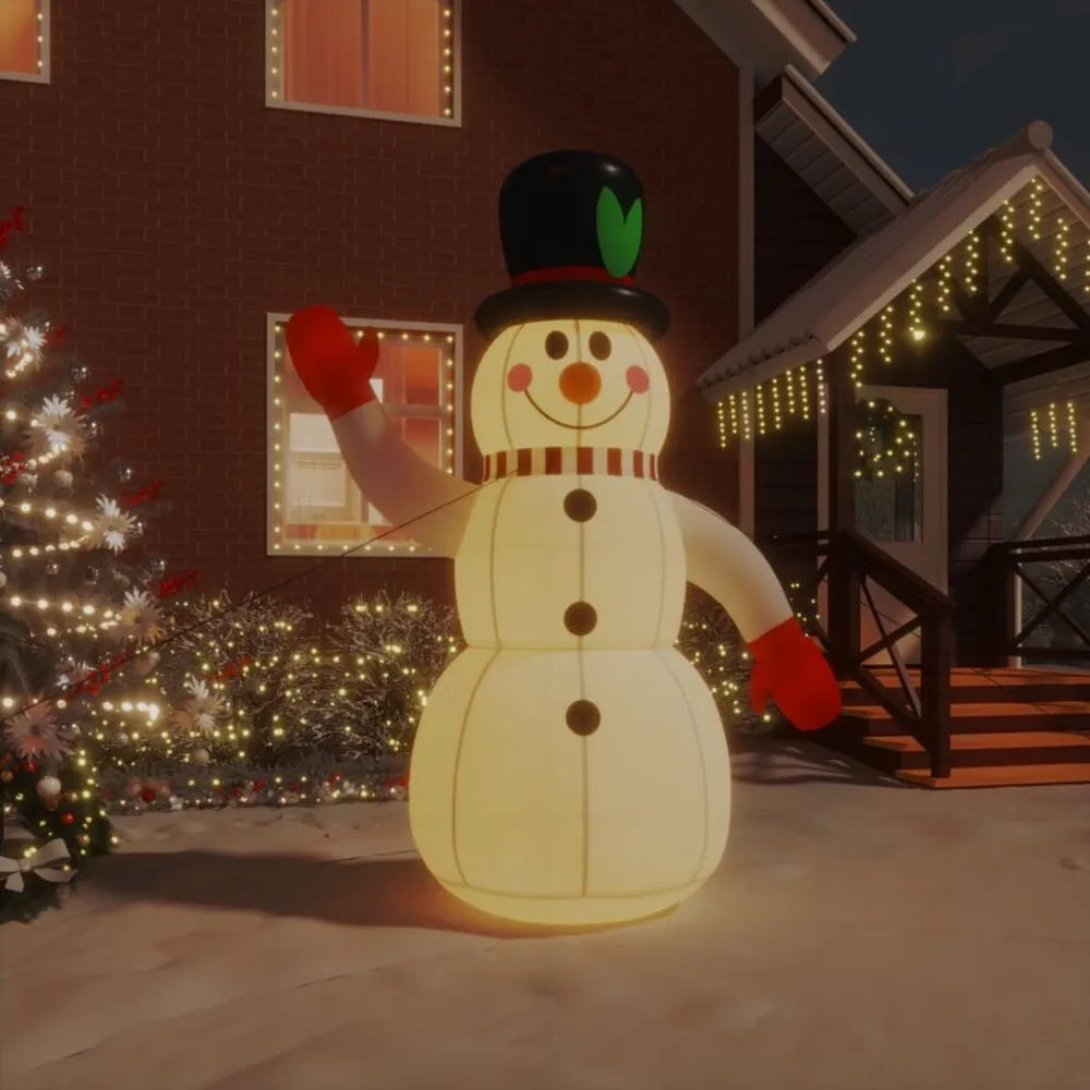 Bonhomme de neige gonflable avec LED 240 cm par Akrapovič