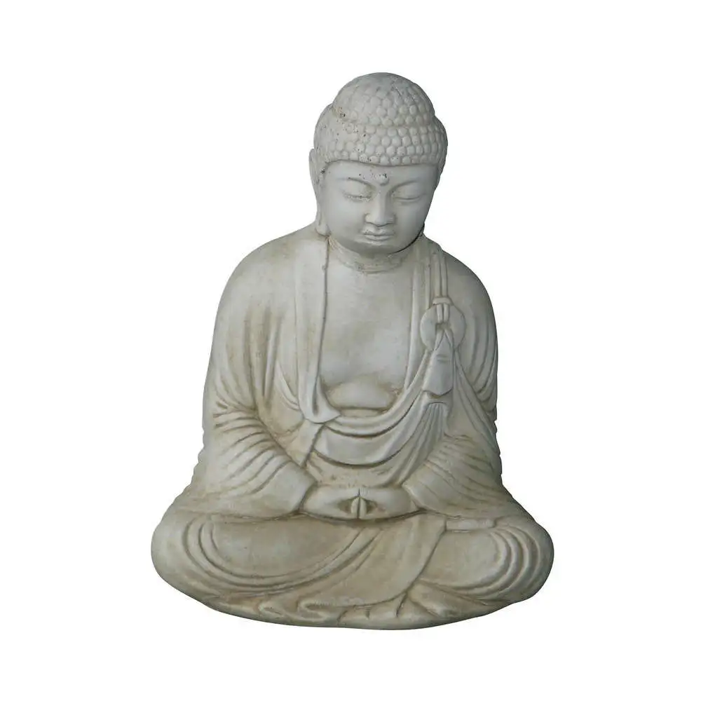 Bouddha assis, ton vieille pierre H. 30 cm Vieille Pierre pour amélioration performances
